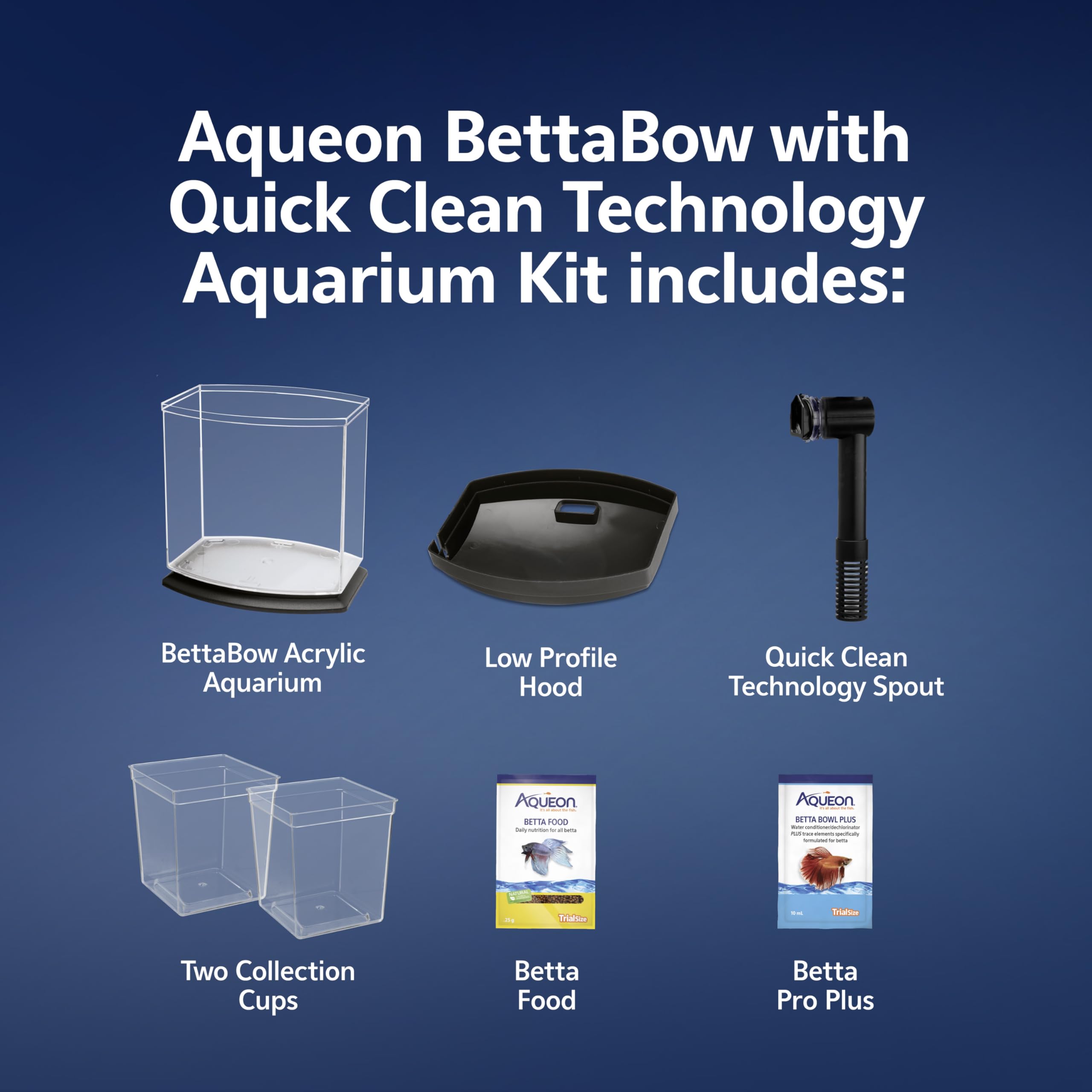 Aqueon BettaBow elevated base for comfortable viewing