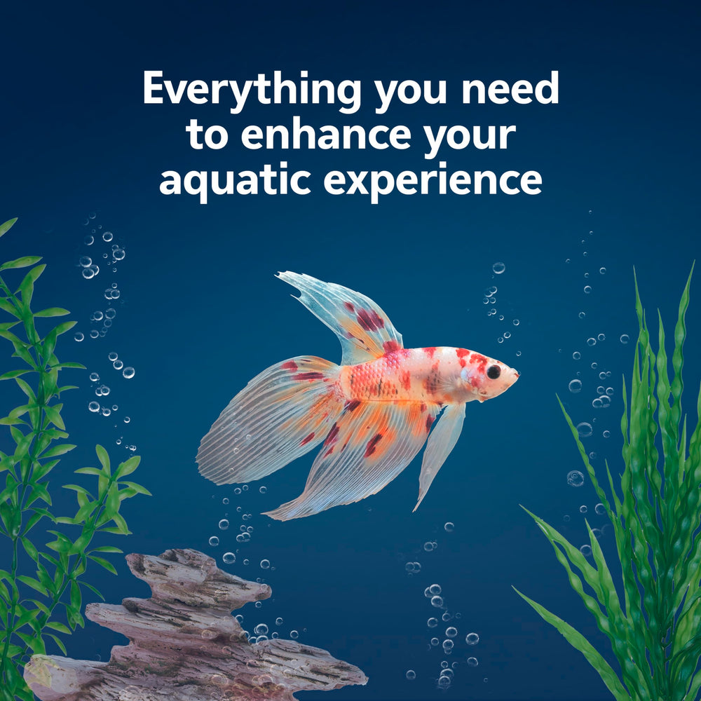 Aqueon BettaBow low-profile hood keeps the tank neat and safe