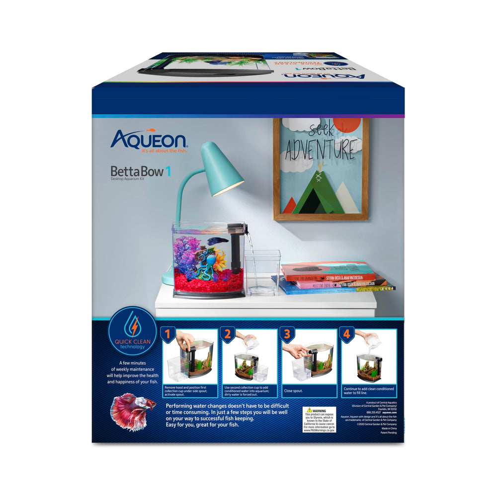 Aqueon BettaBow setup guide helps beginners assemble confidently