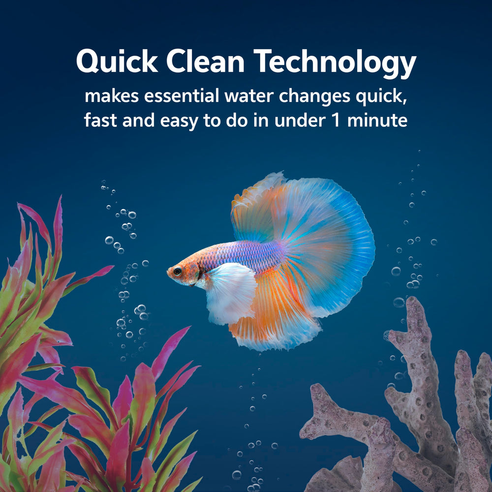 Aqueon BettaBow water filter included for steady filtration