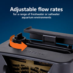 Aqueon Bio-Holster holds beneficial bacteria for robust biological filtration.