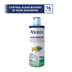 Aqueon Eliminador de algas con tapa dosificadora para medir 1 ml por 10 galones