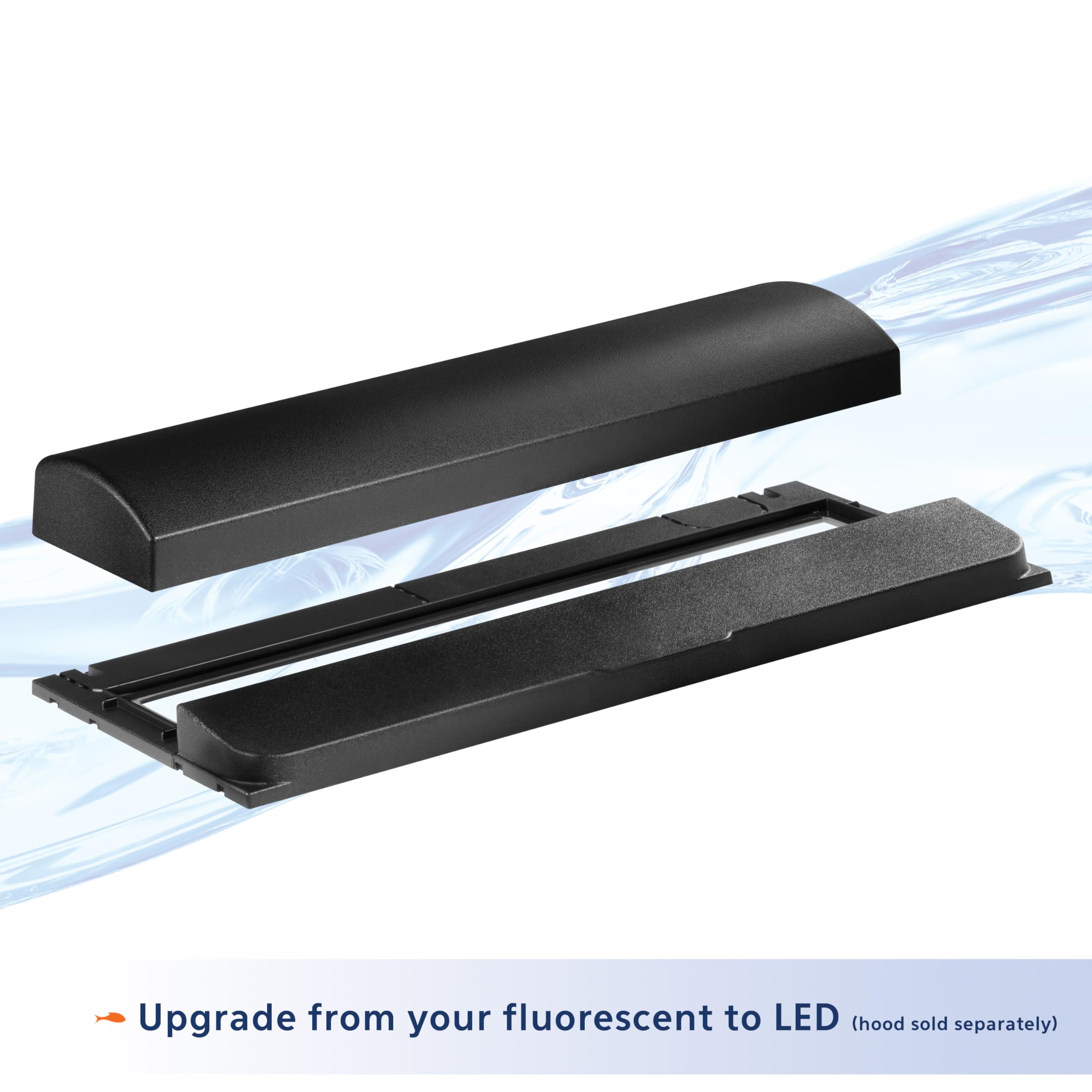 Aqueon LED Strip Light expansion-slot allows adding a second lamp.