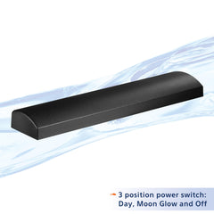 Aqueon LED Strip Light glass-top fit demonstrates versatile installation.
