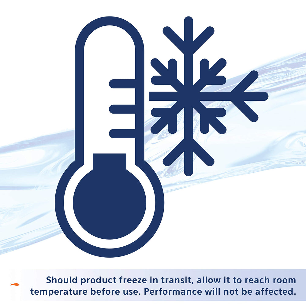 Aqueon Pure packaging with label highlighting safety for freshwater aquariums.