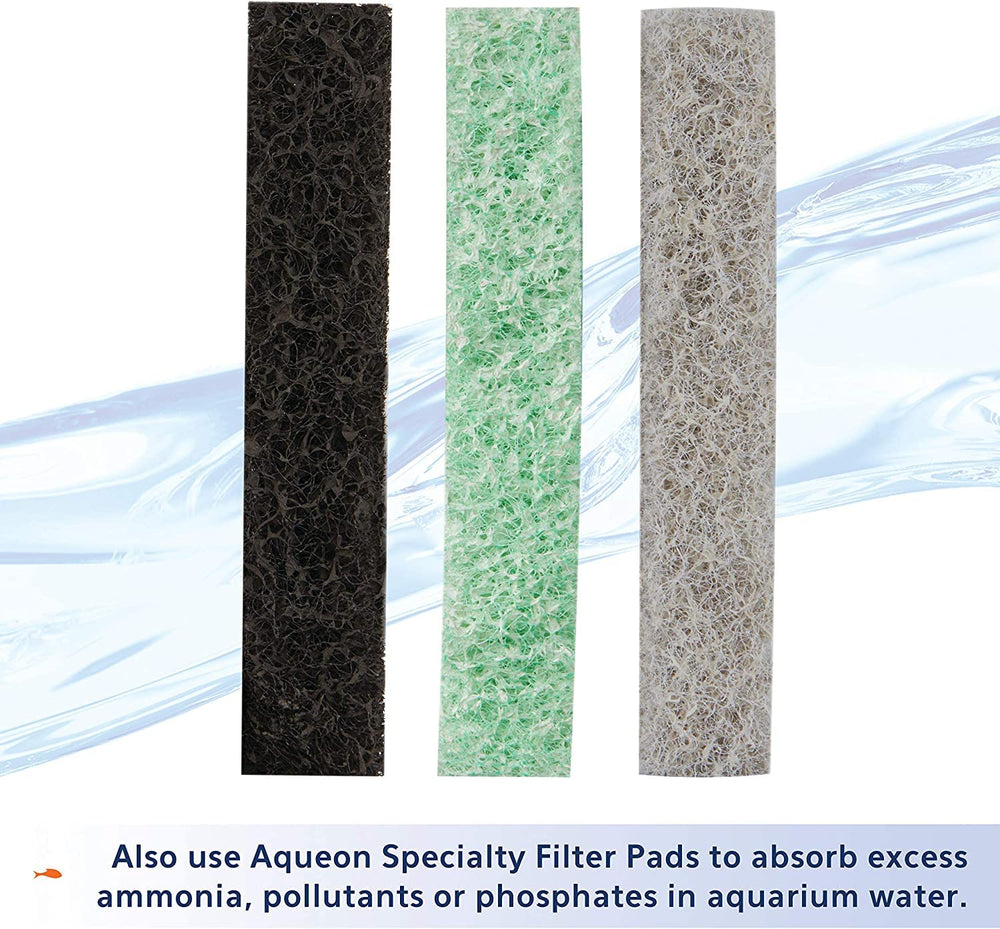 Aqueon QuietFlow compatibility for LED PRO 20+ and E Internal 40-gallon filters.