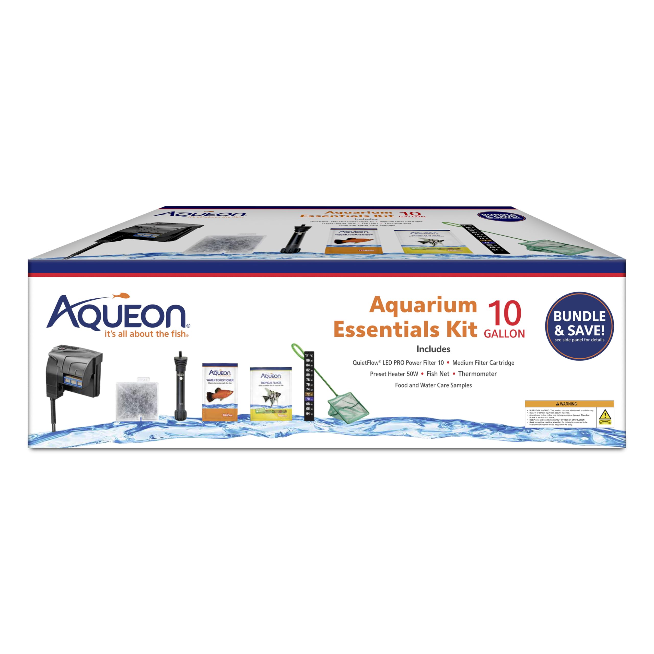 Aqueon QuietFlow LED Pro filter keeping water crystal-clear for healthy fish