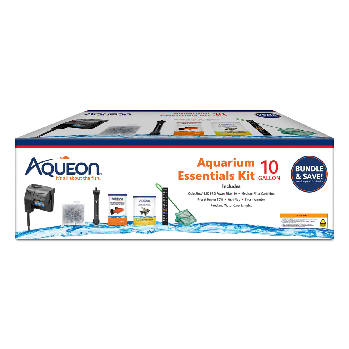 Aqueon QuietFlow LED Pro filter keeping water crystal-clear for healthy fish