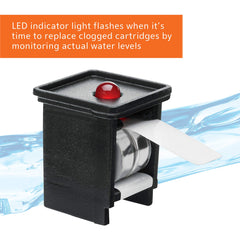 Aqueon QuietFlow 50 LED PRO biological grid supports beneficial bacteria