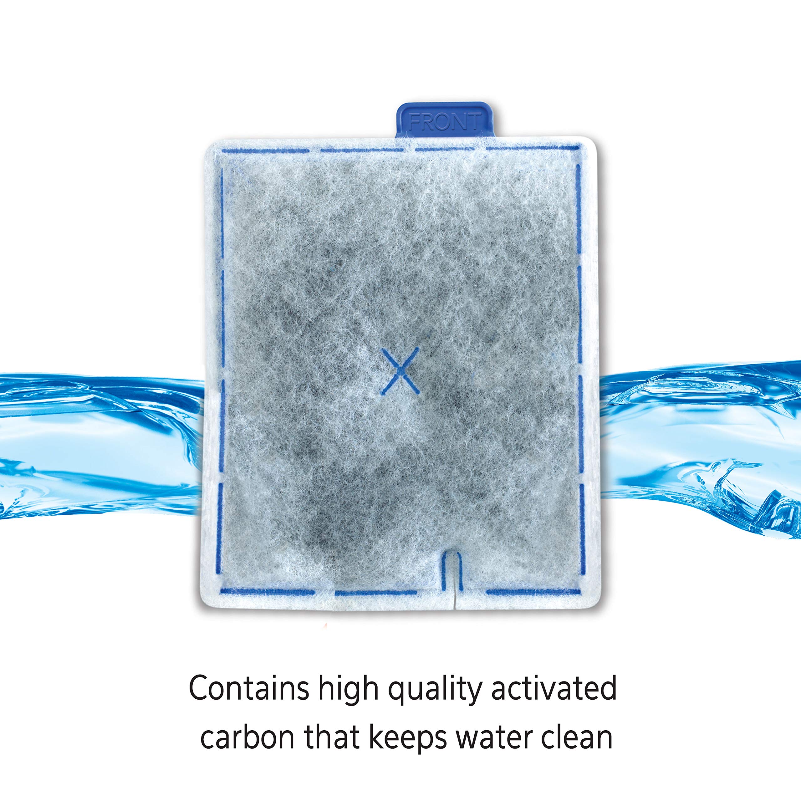 Aqueon replacement cartridge even-distribution ensures uniform filtration