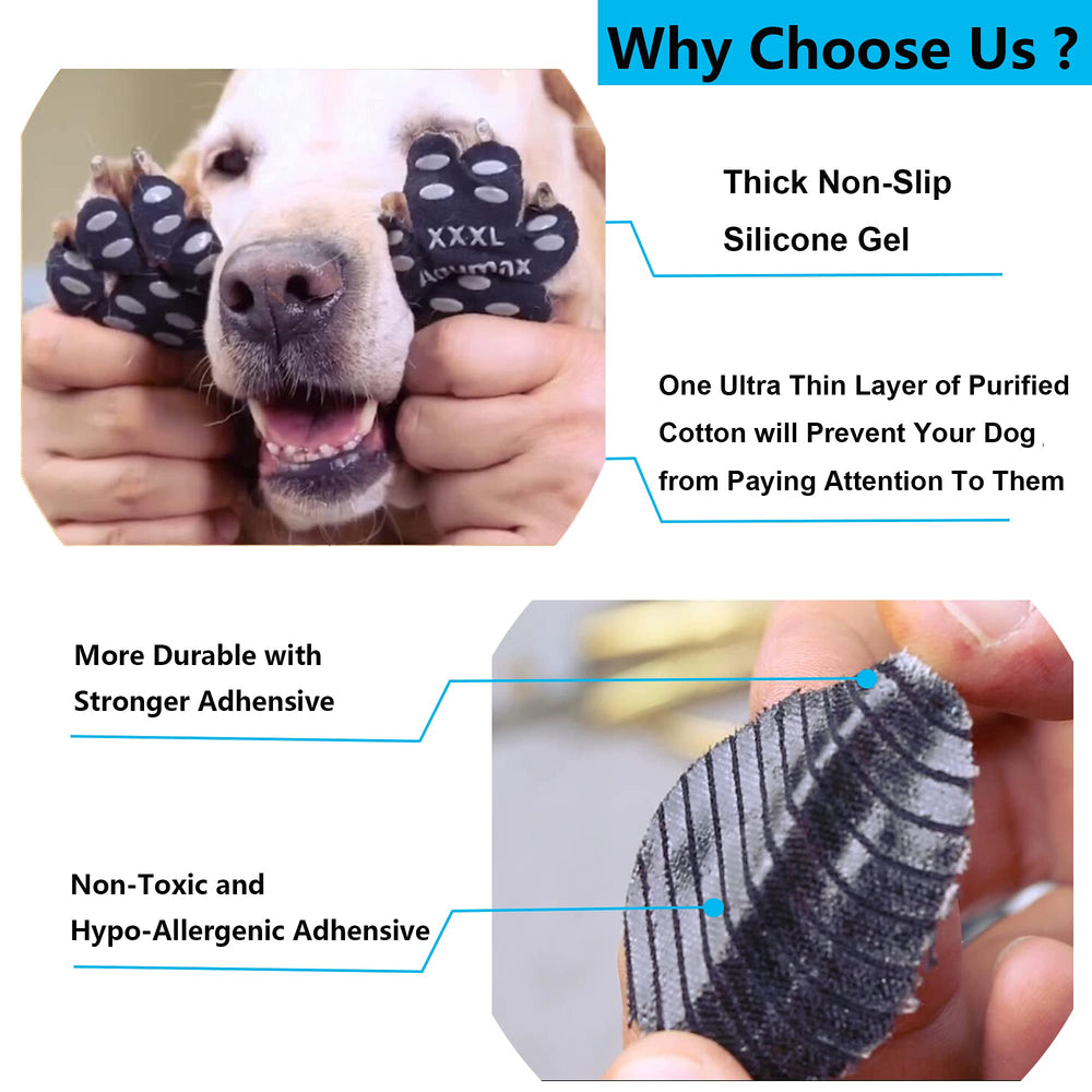 Aqumax traction pad pack for seniors with 12 sets enabling multi-paw use