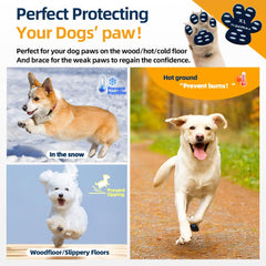 Aqumax XL multicolor paw stickers with strong adhesive deliver durable grip.