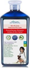 Arava Natural Medicated Dog Shampoo bottle front label with Dead Sea minerals for skin health