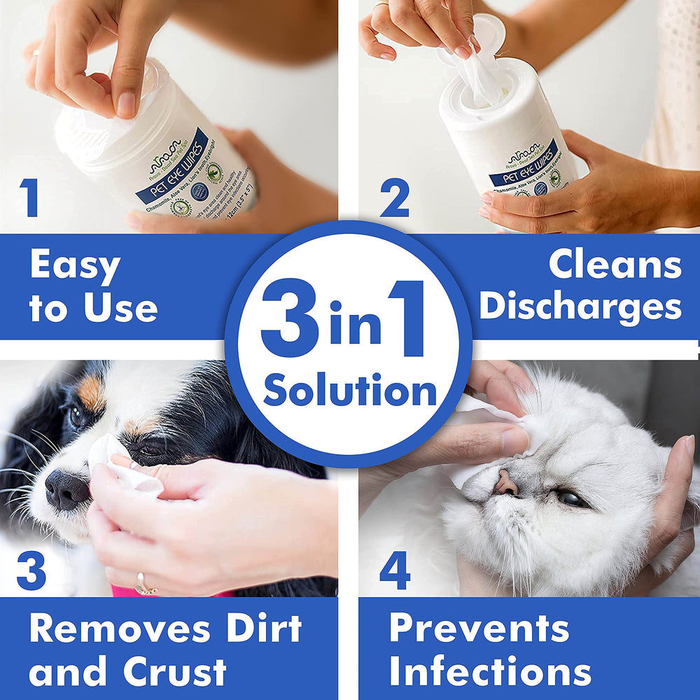 Arava Eye Wipes suitable for kittens and puppies' eye care
