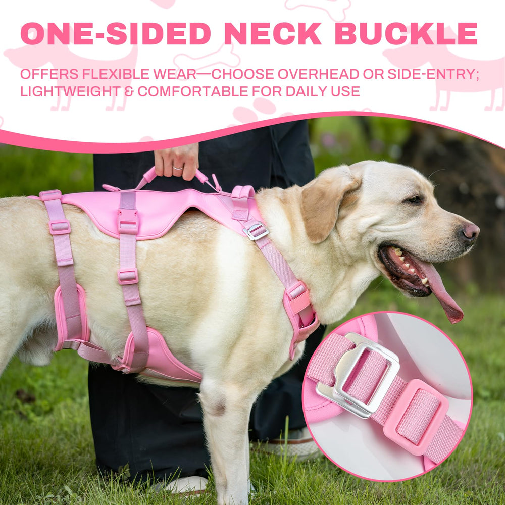 Arblina escape-proof dog harness front-anti-pull attachment aids controlled walking