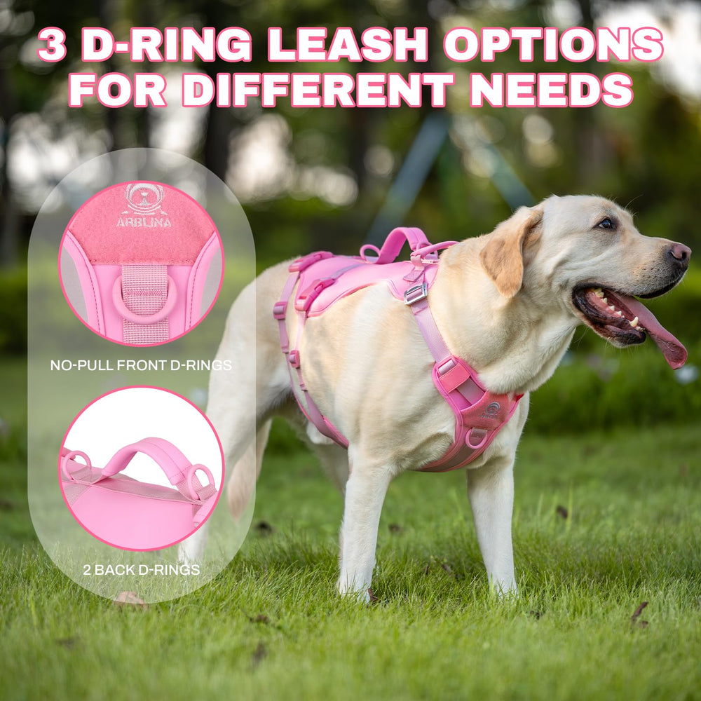 Arblina escape-proof dog harness padded-handles offer secure grip during training