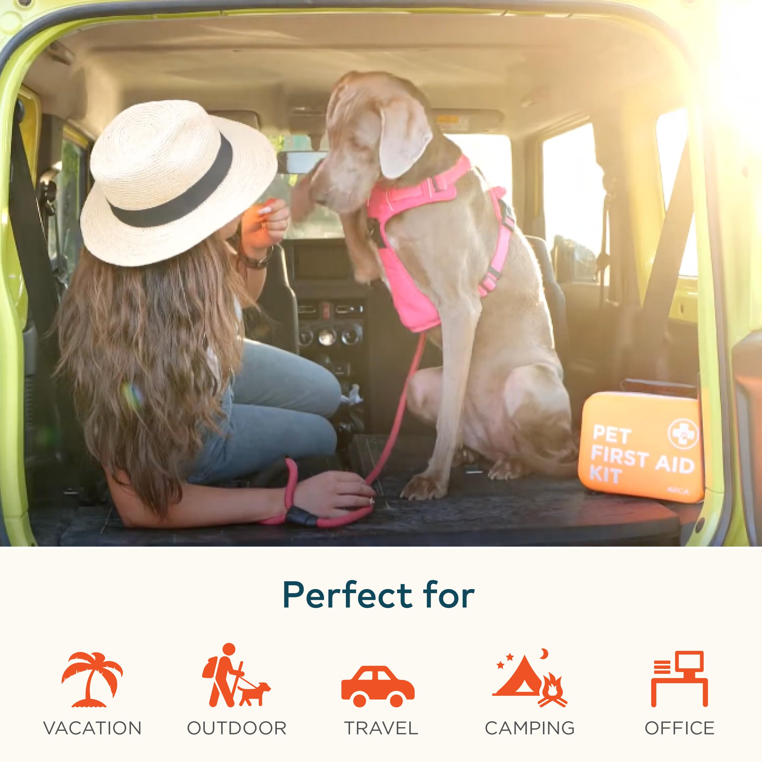 ARCA PET emergency flashlight for low-light situations
