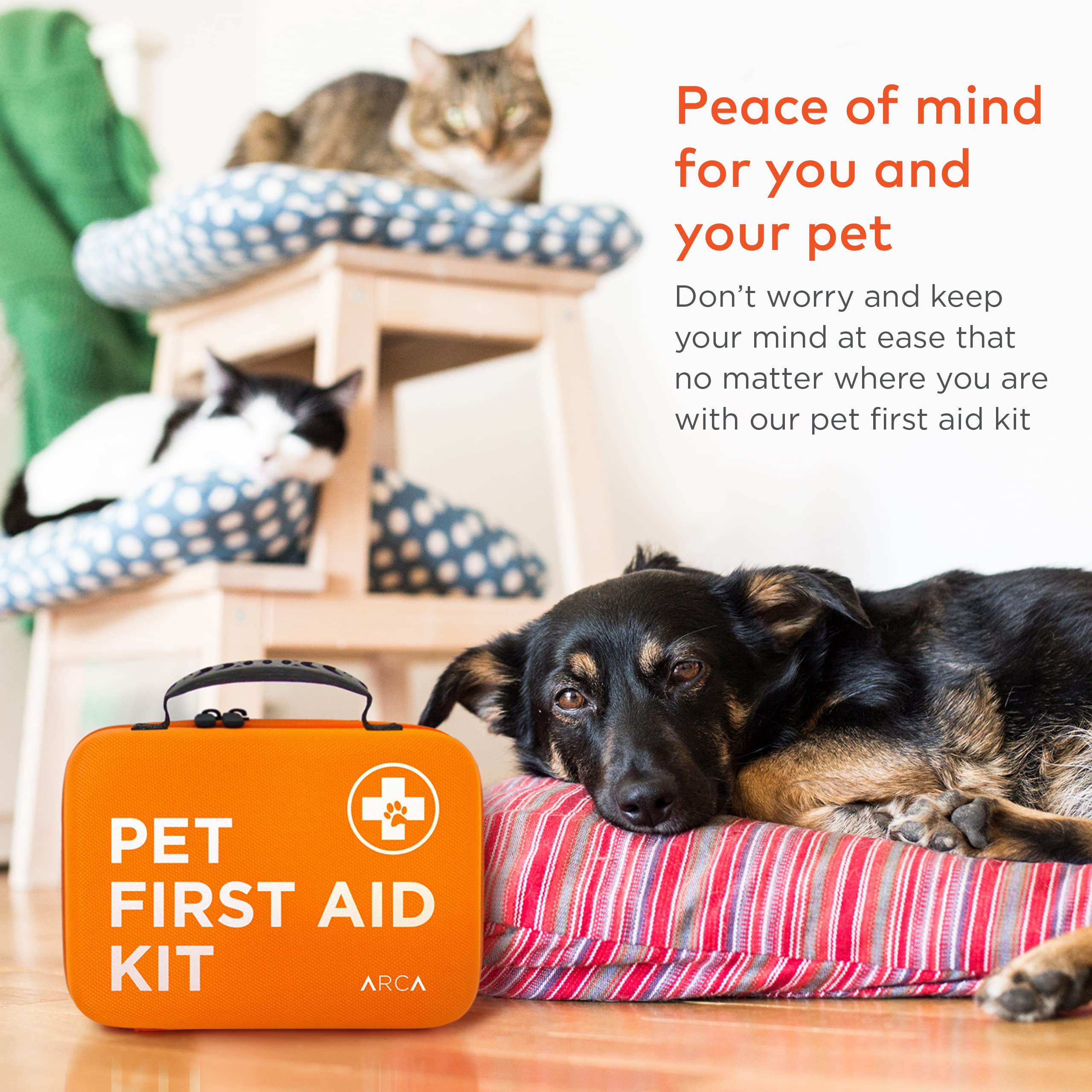 ARCA PET mini first aid pouch keeps essentials organized