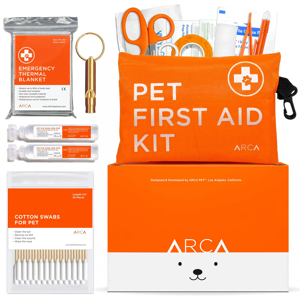 ARCA PET water-resistant first aid pouch keeps essentials dry on rugged hikes.