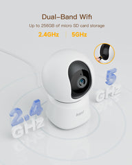 ARENTI AI motion detection with auto-tracking highlights human activity.