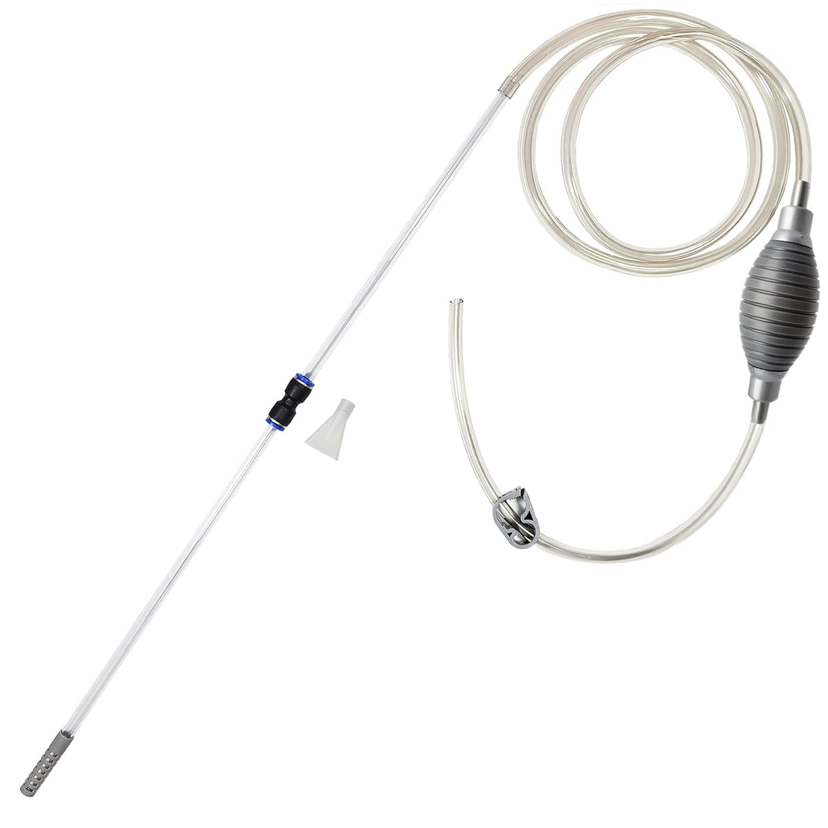 AREPK 10 gallon siphon in use for small tank water change and gravel cleaning
