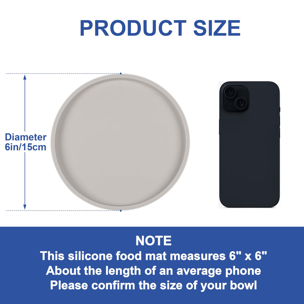 Arespark pet silicone food mat easy-clean surface simplifies washing after meals.