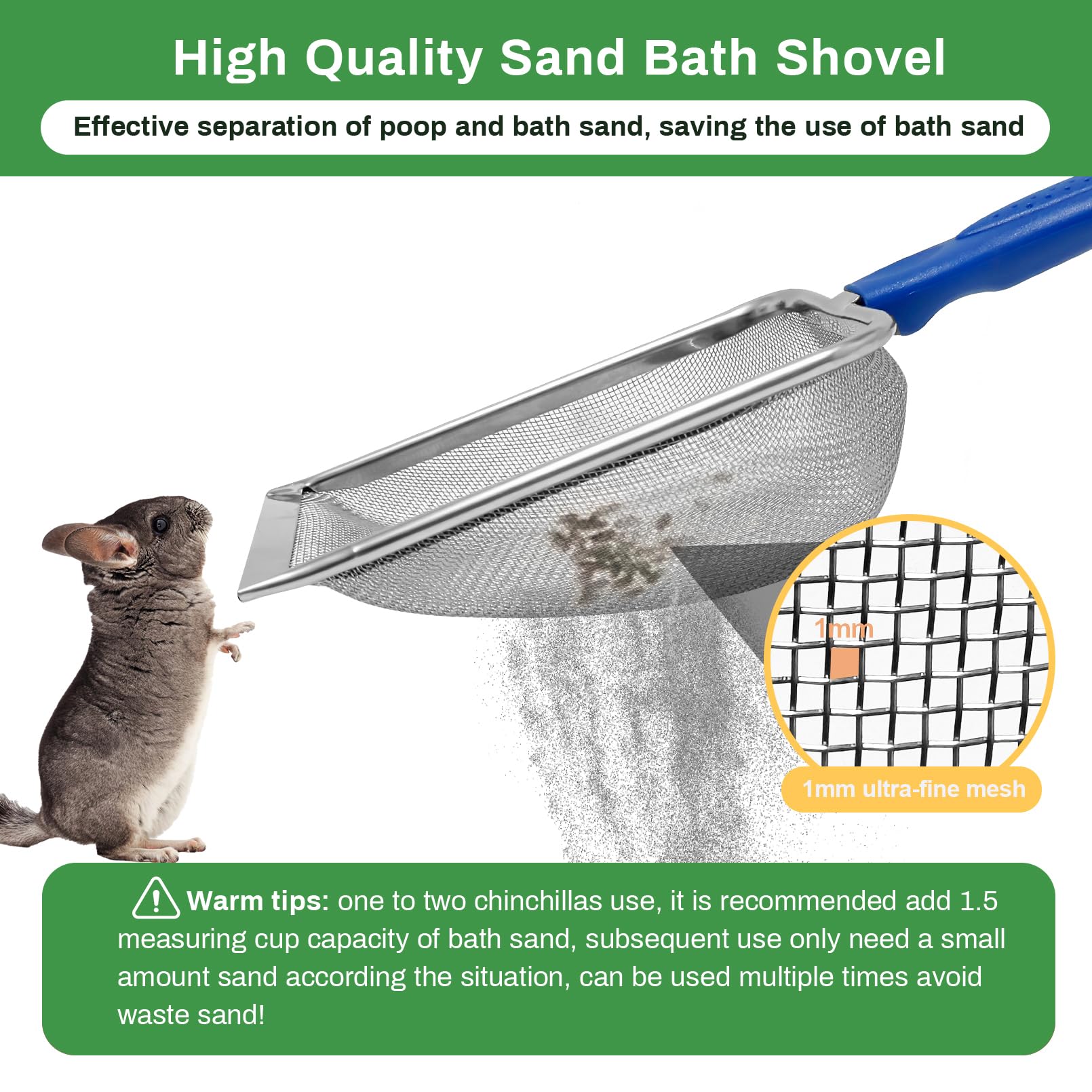 Arfubye measuring cup helps precise sand dosing for consistent sessions.