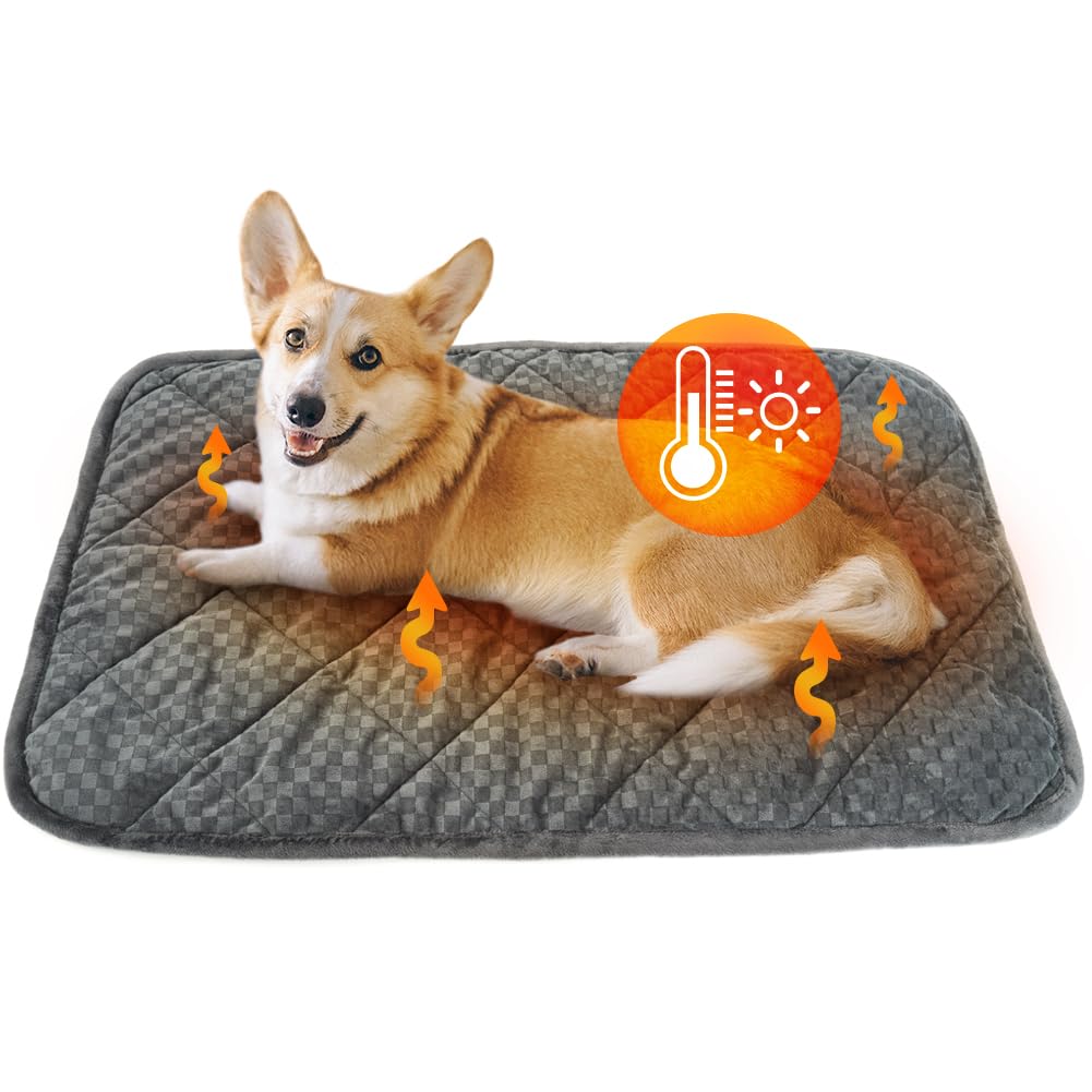 ARGOPET Cat Bed 30x19in self-heating delivers warm comfort for naps