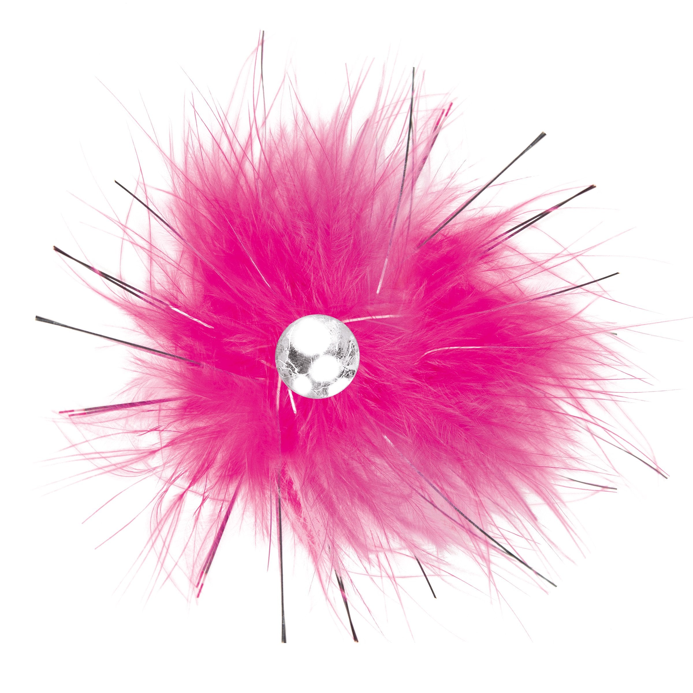 Aria Sparkle Feather Bows grooming finish adds sparkle during routine care