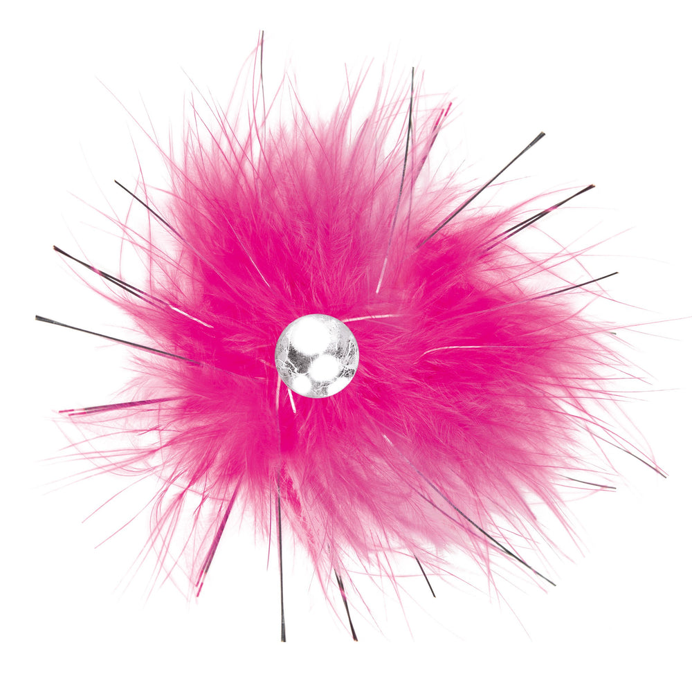 Aria Sparkle Feather Bows grooming finish adds sparkle during routine care