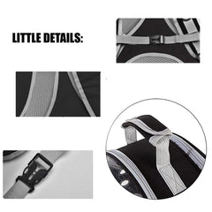 Arilaca carrier backpack breathable eco-friendly materials with air mesh for cooling comfort.