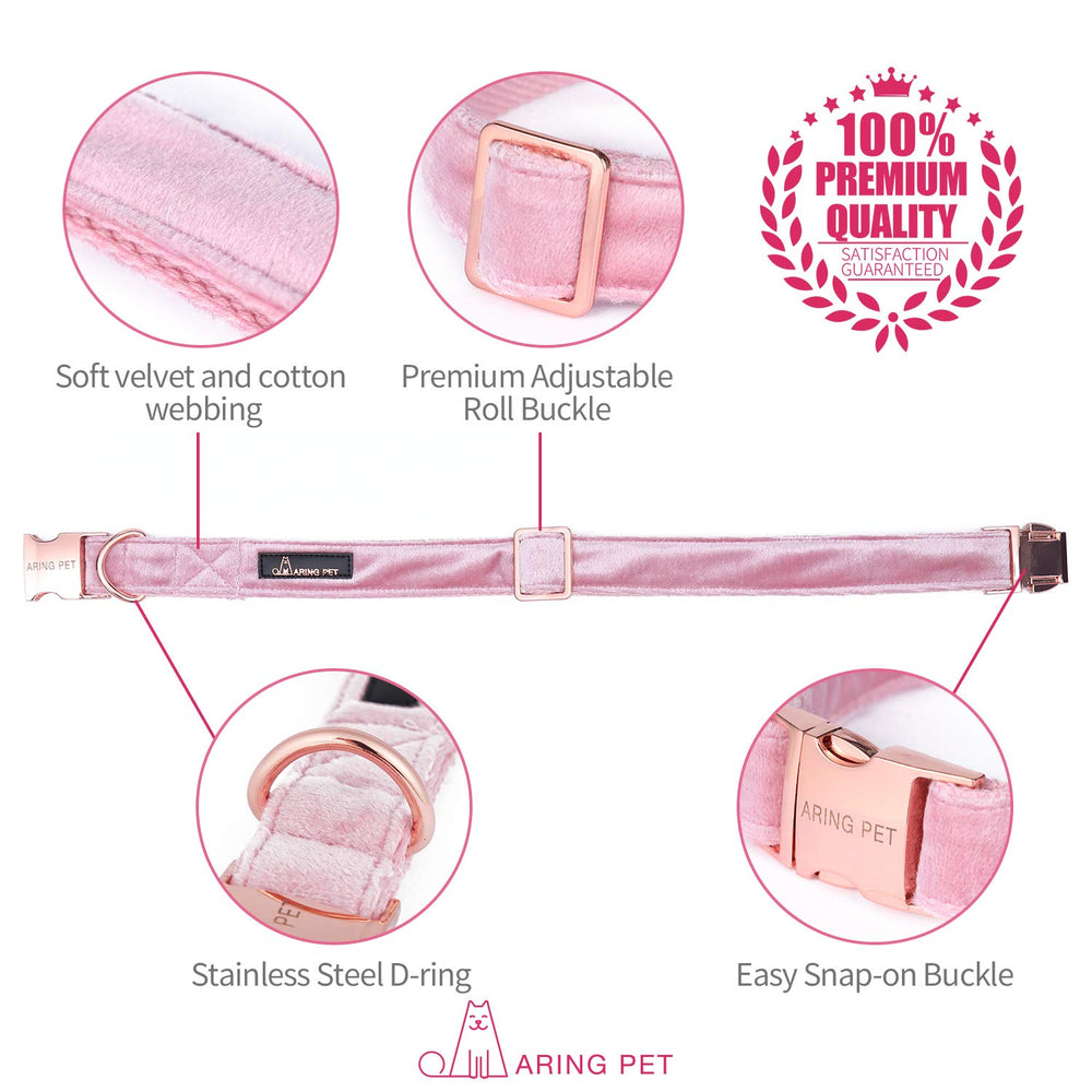 Aring Pet soft fabric closeup on collar—comfortable wear