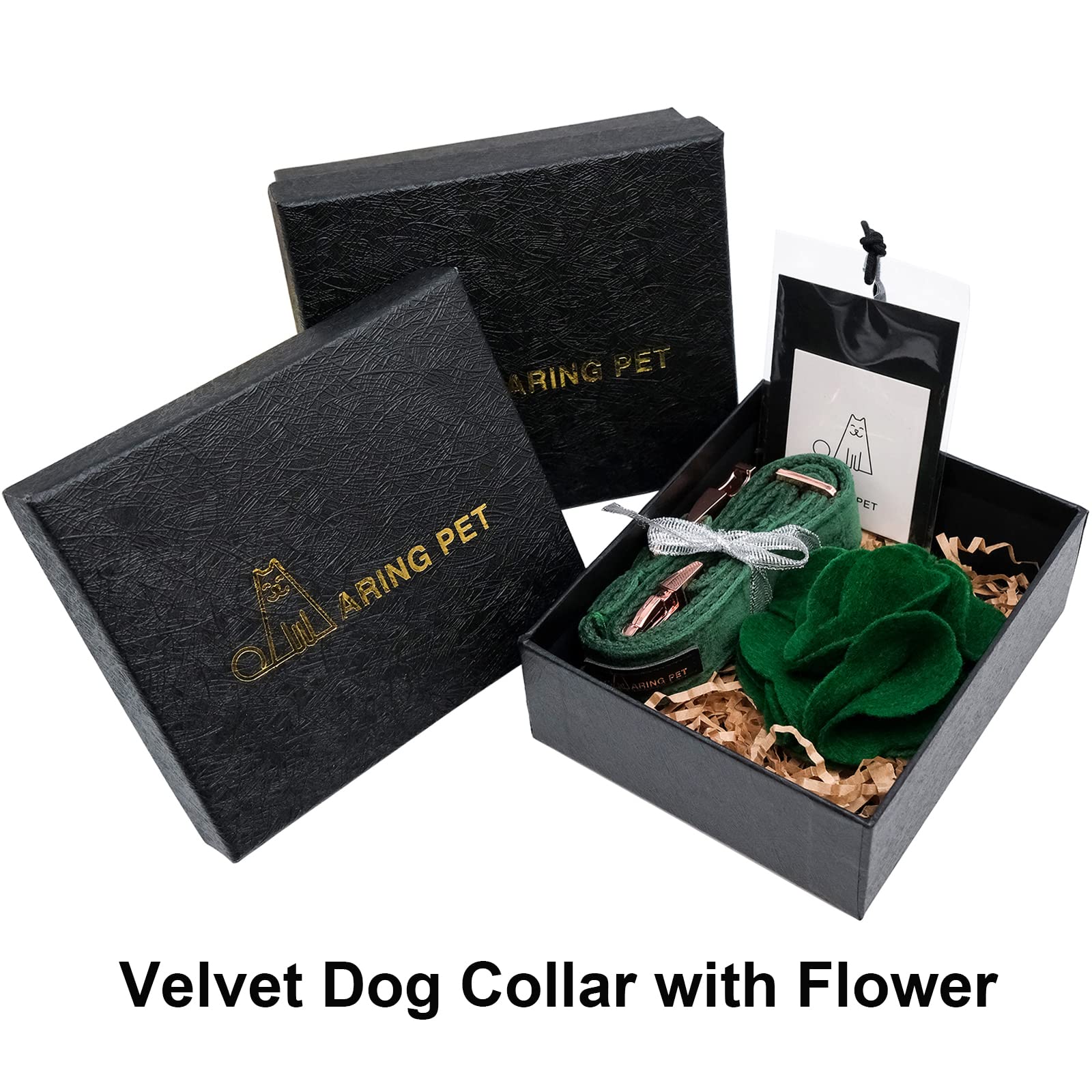 Aring Pet velvet collar is cotton-based and easy to clean by hand