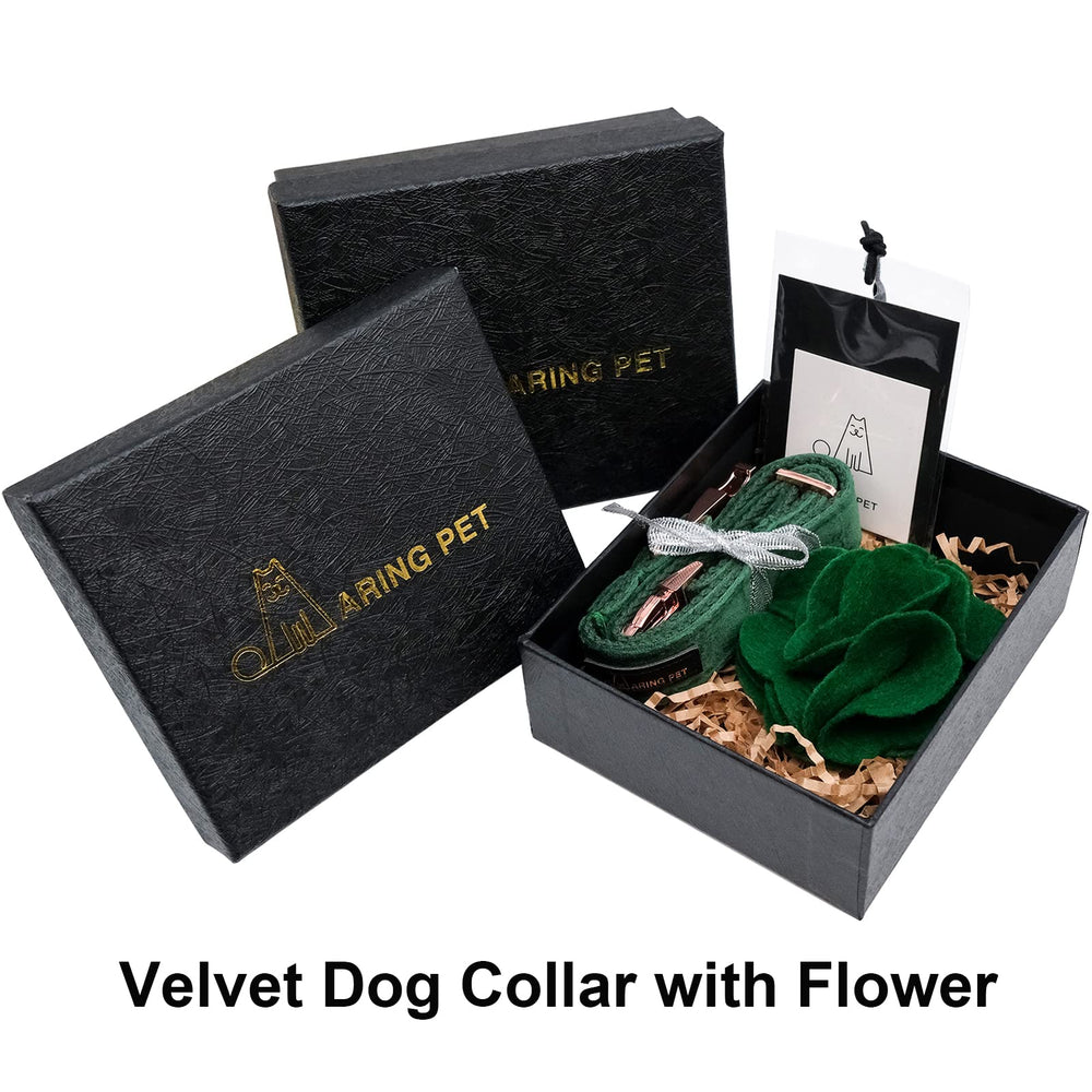 Aring Pet velvet collar is cotton-based and easy to clean by hand