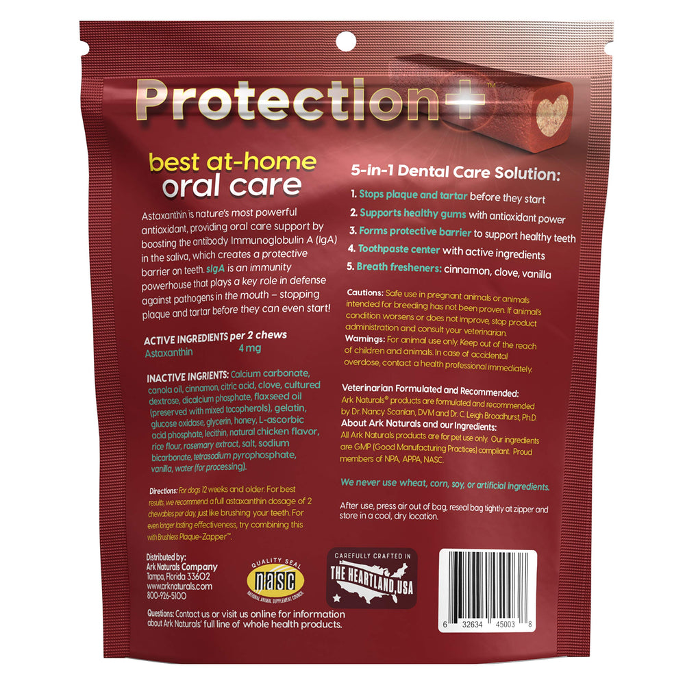 ARK NATURALS Protection+ chews with toothpaste center for daily dental care
