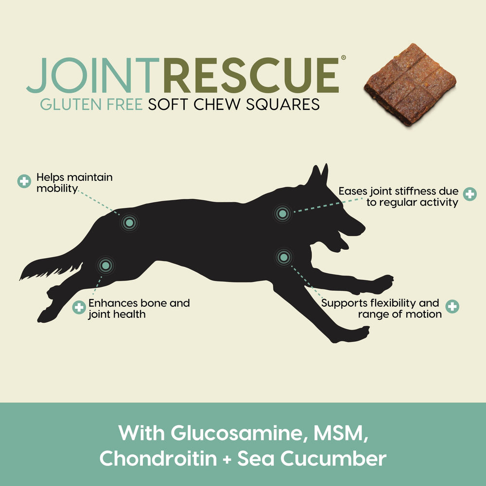 ARK NATURALS Sea Mobility joint rescue label closeup emphasizes glucosamine and chondroitin for mobility.