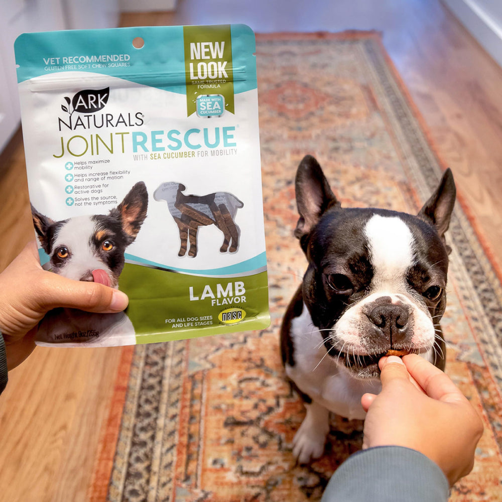 ARK NATURALS Sea Mobility serving dish treats image suggests easy daily administration.