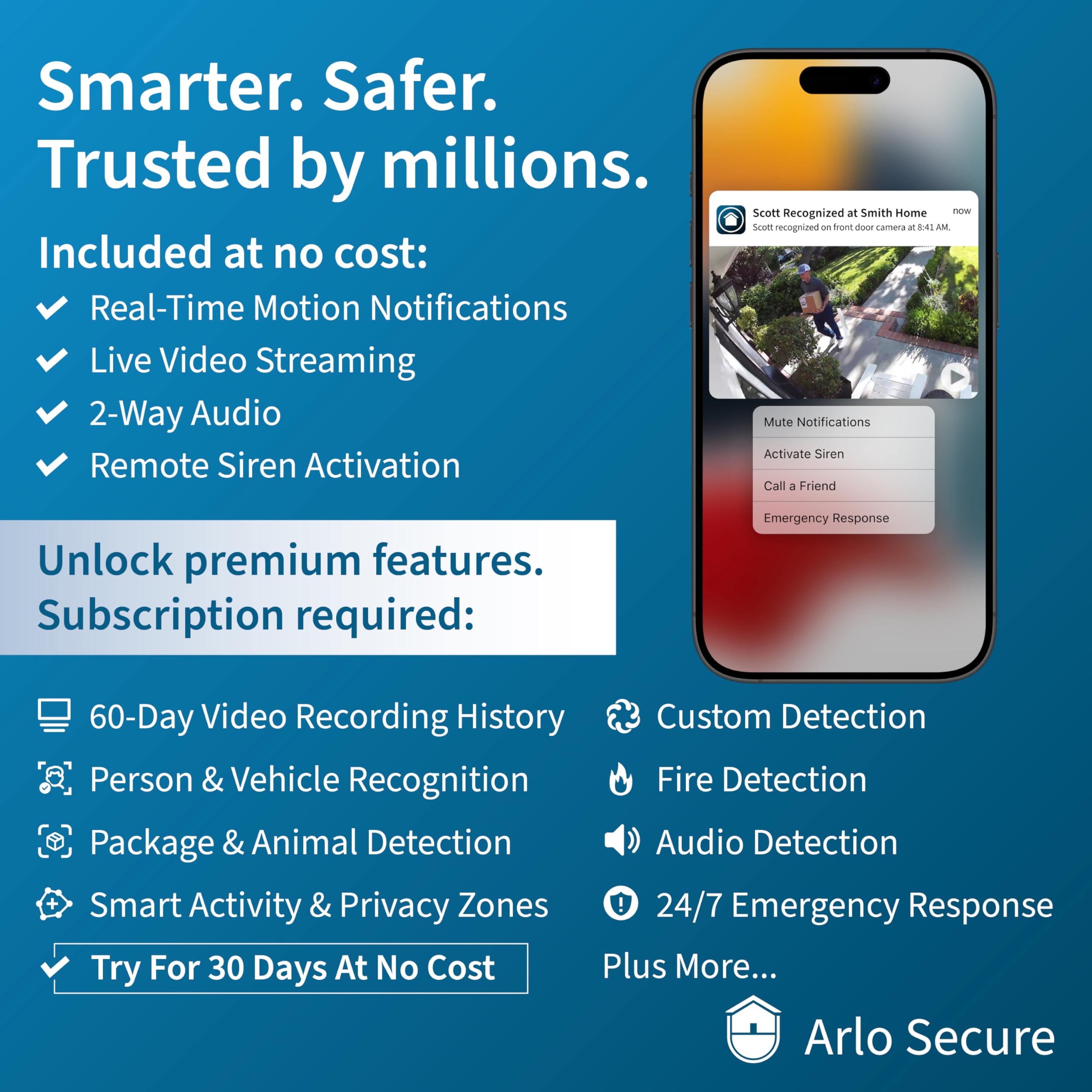 Arlo Essential Indoor Camera privacy shield closes the lens for instant privacy.