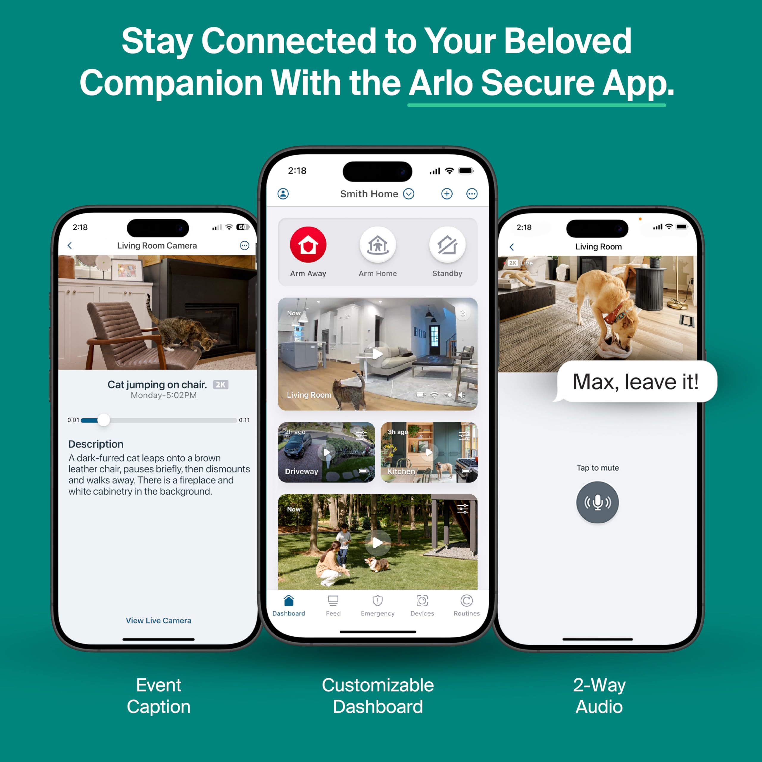 Arlo Essential, visión 360°/180° para cobertura total