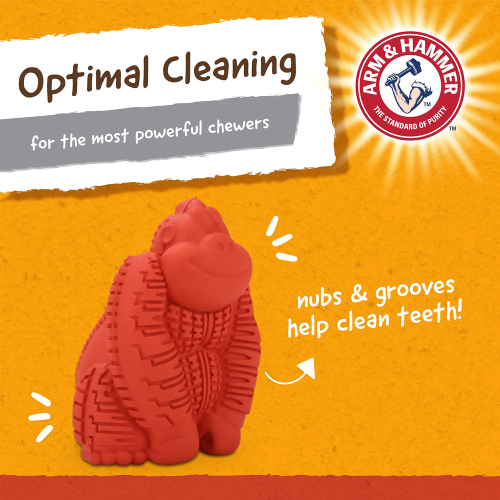 Arm & Hammer for Pets Mini Gorilla toy with baking soda infusion for odor control.