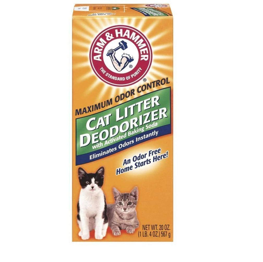ARM & HAMMER cat litter deodorizer bottle for instant odor control