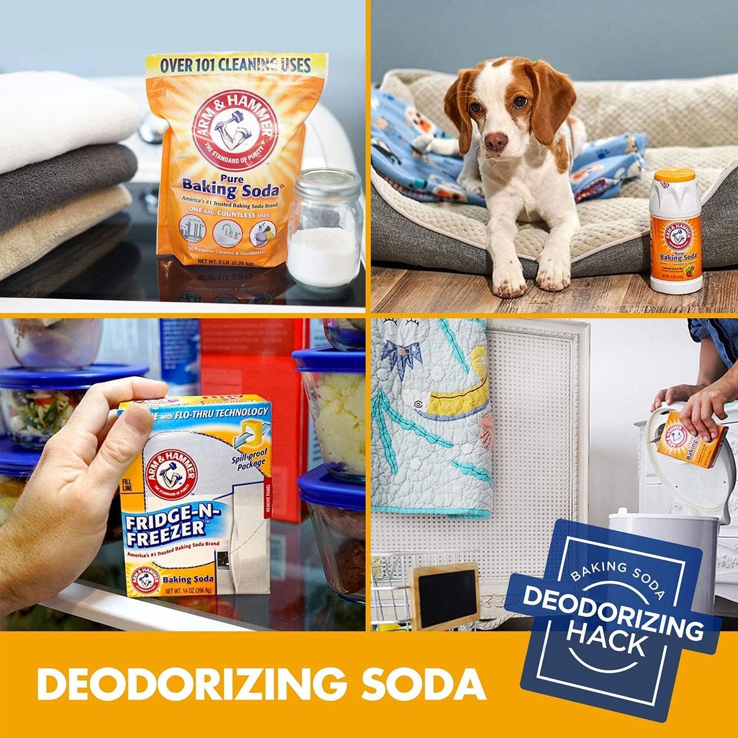Arm & Hammer Super Scoop close-up of clumps highlights rock-solid clumping for easy removal.