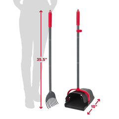 Arm & Hammer Swivel Bin XL extended handle for comfortable reach.