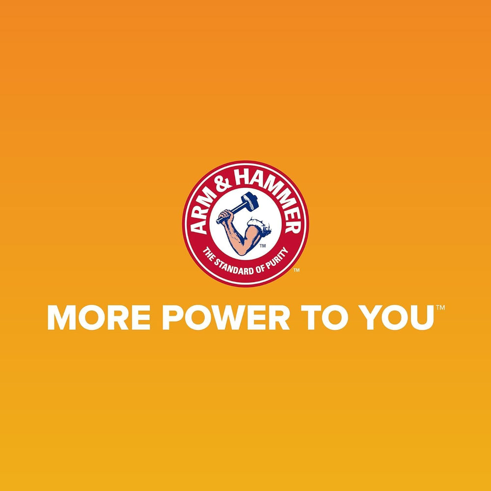 Arm & Hammer outdoor dog waste cleanup in yard.