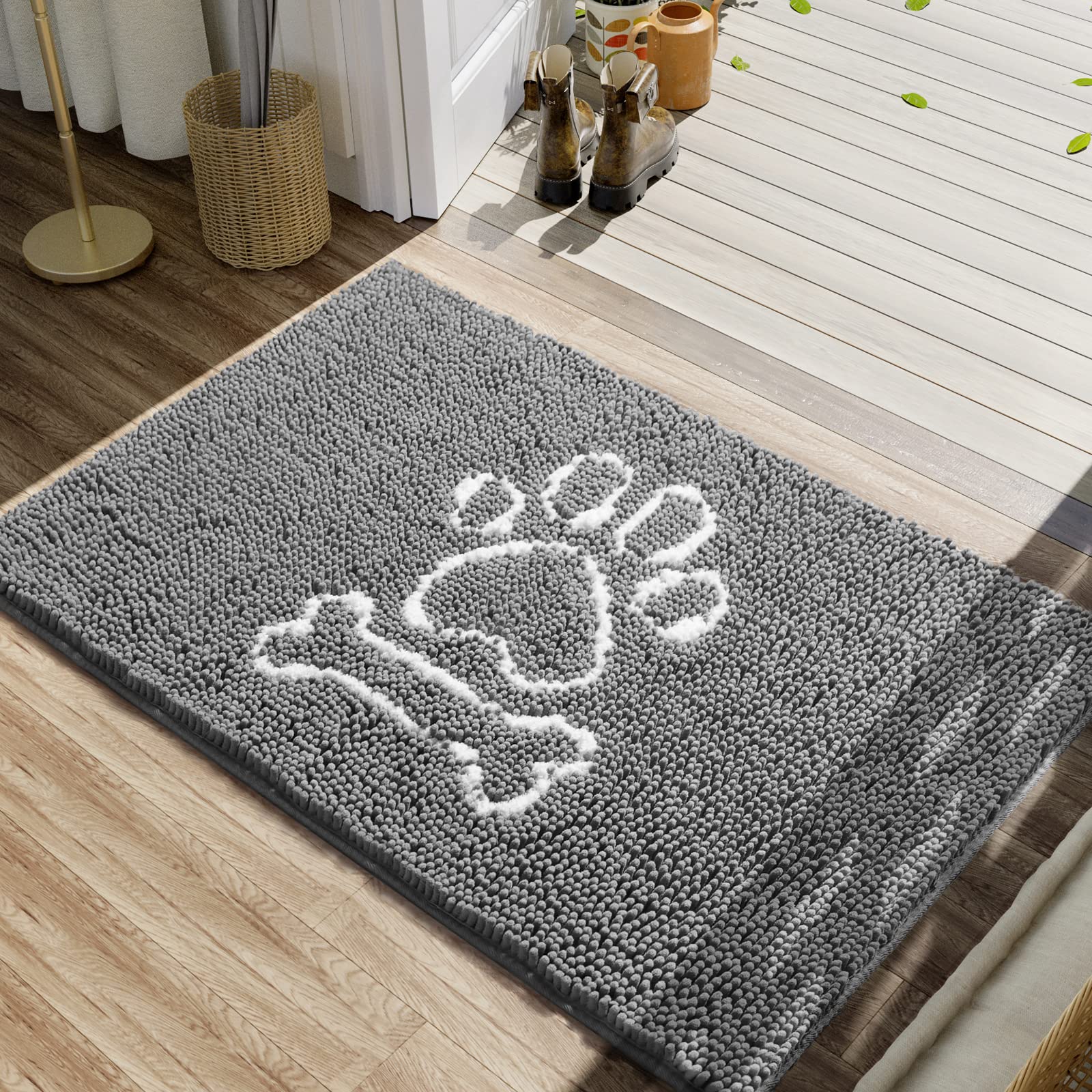 AROGAN garage mud-room doormat designed for busy entryways