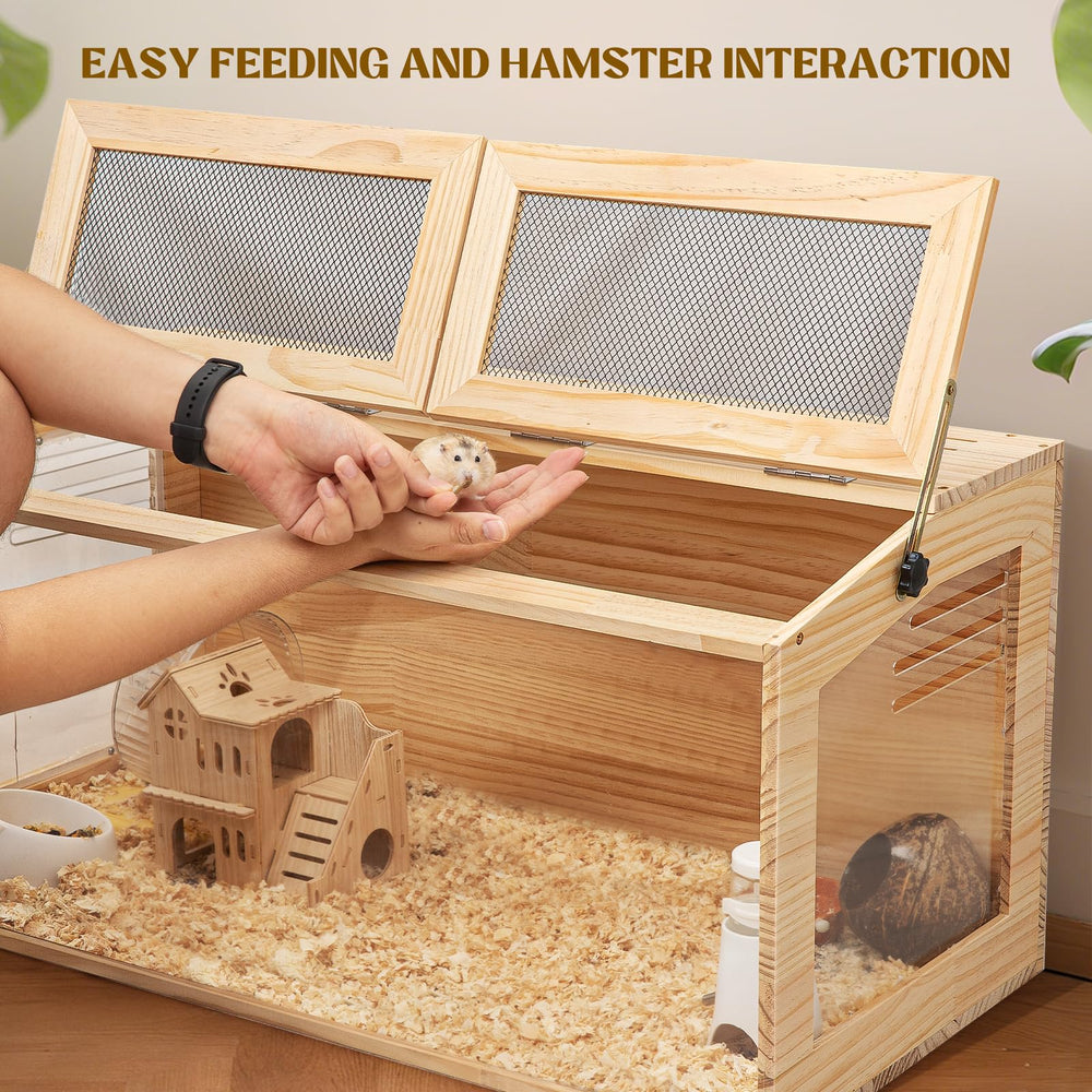 AronYada 32in hamster cage ventilation detail demonstrates improved airflow