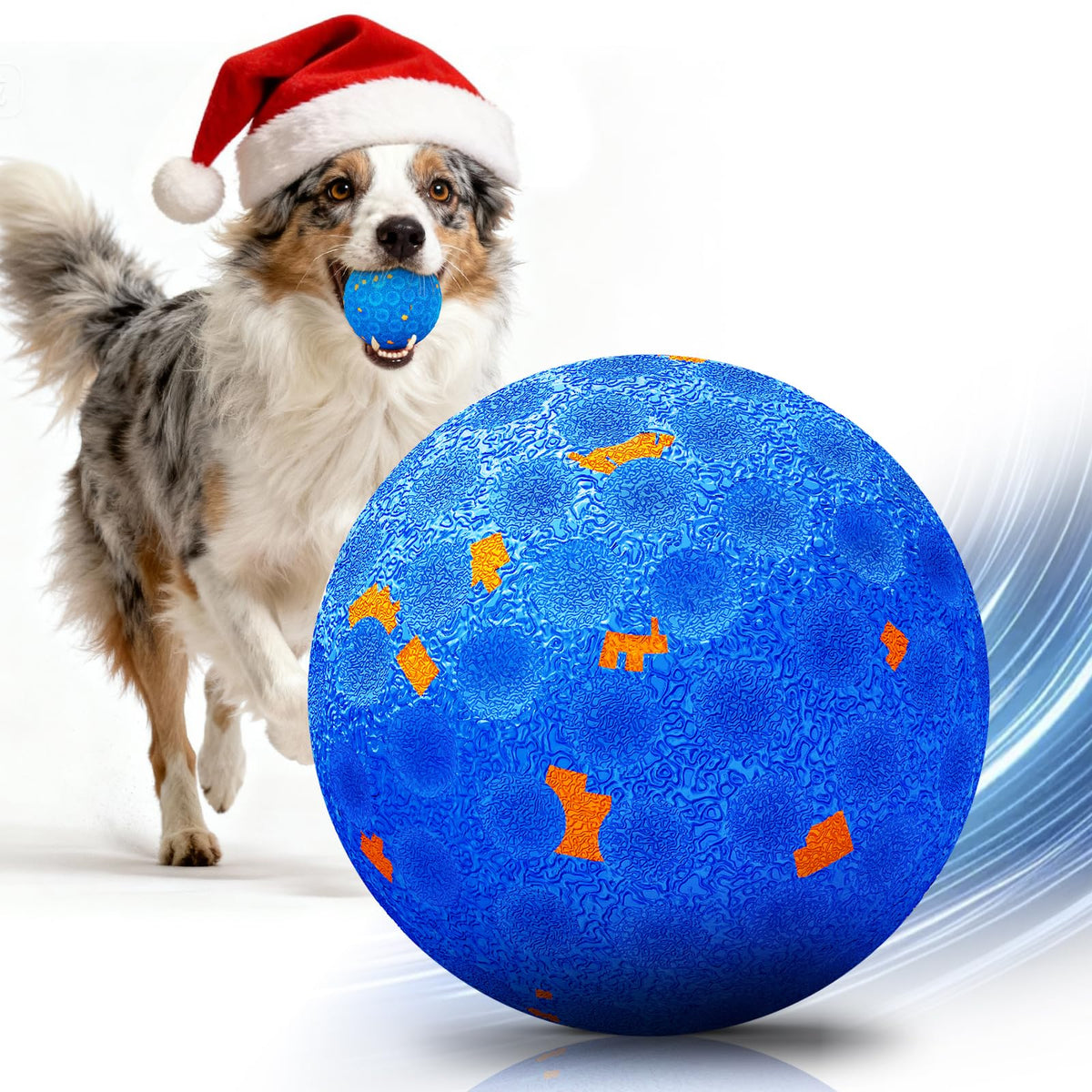 AronYada smart interactive dog ball in yellow mode engages high-energy dogs with unpredictable bounces.