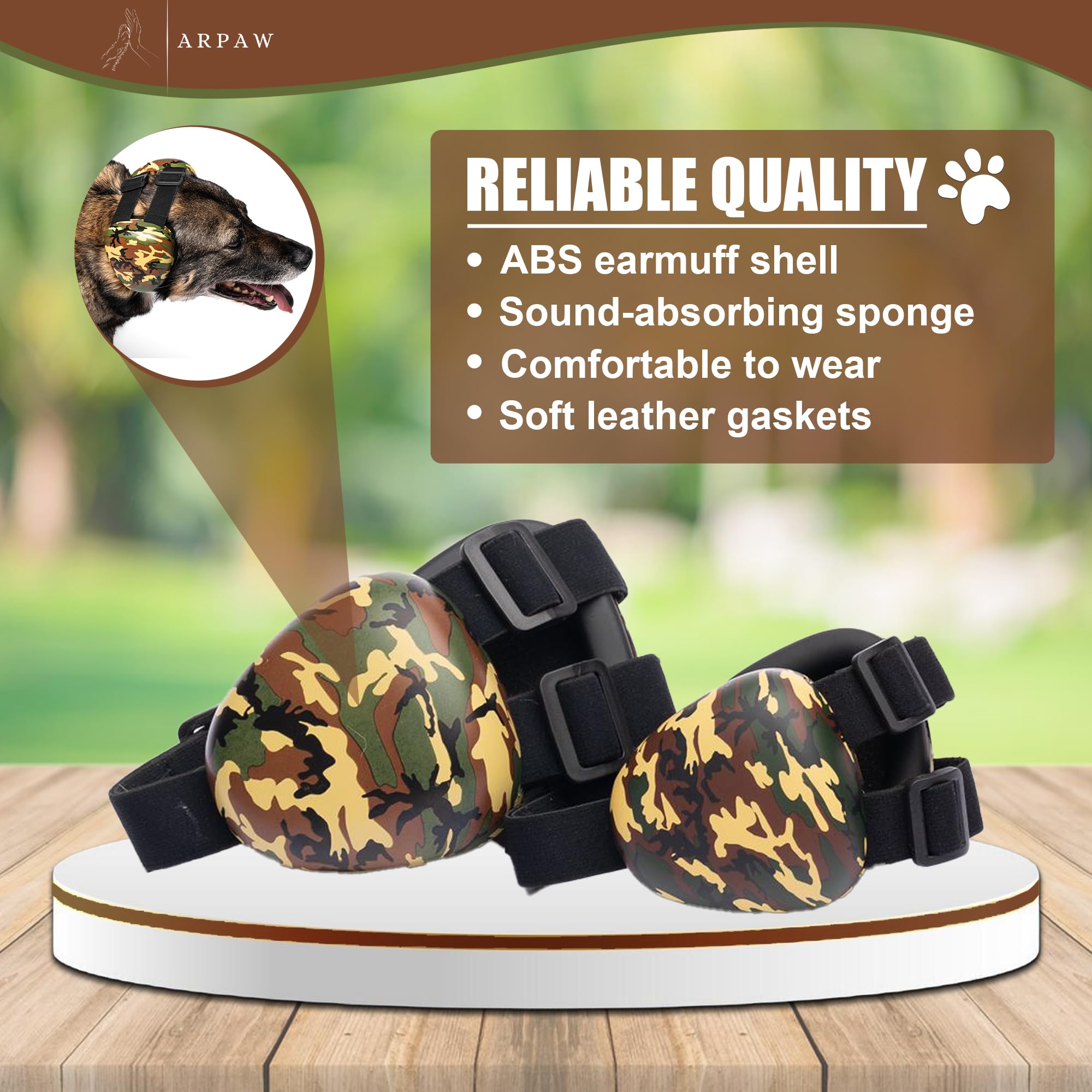 ARpaw dog ear muffs fireworks-protection help dogs cope with loud celebrations