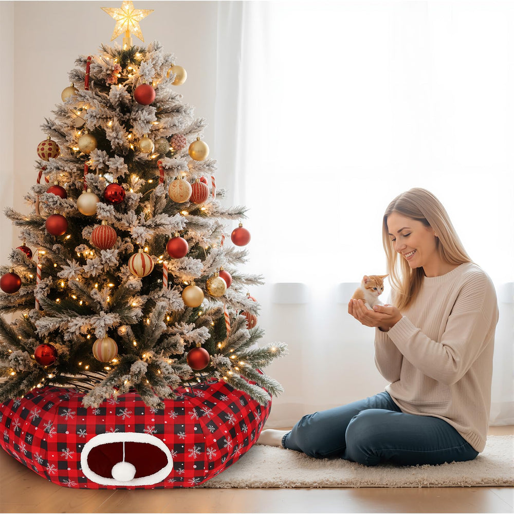 Arrowbash Cat Tunnel ready-made gift idea for cat lovers seeking festive multifunctional space.