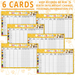 Arrowbash color-coded collars with growth charts simplify identification and tracking.